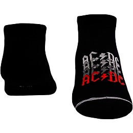 Perri's ACDC Electric Shock Liner Socks Black