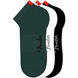 Perri's Fender The Icon Back Tab Liner Socks Black/White/Grey