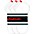 Perri's Fender Retro Stripe Liner Socks White/Black/Red Perri's Fender Retro Stripe Liner Socks White/Black/Red