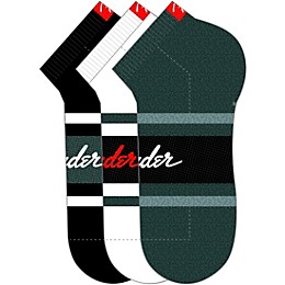 Perri's Fender Retro Stripe Liner Socks Black/White/Grey