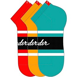 Perri's Fender Retro Stripe Liner Socks Red/Yellow/Blue