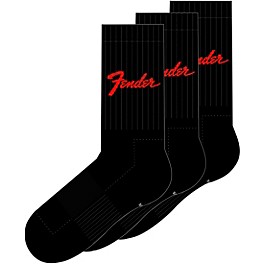 Perri's Fender Classic Crew Socks White/Red Perri's Fender Classic Crew Socks Black/Red