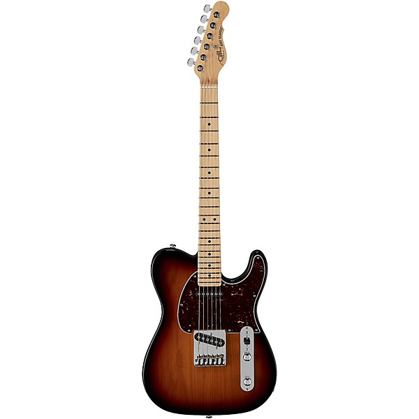 G&L Fullerton Deluxe ASAT Classic Maple Fingerboard Electric Guitar 3-Tone Sunburst