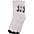 Perri's Fender Exploded Logo Short Crew Socks Black/White Perri's Fender Exploded Logo Short Crew Socks Black/White