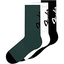 Perri's Fender Exploded Logo Short Crew Socks Black/White/Grey