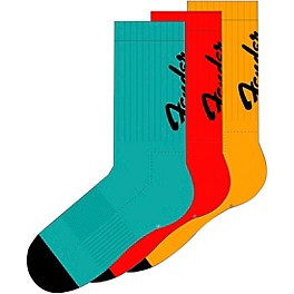 Perri's Fender Exploded Logo Short Crew Socks Black/White Perri's Fender Exploded Logo Short Crew Socks Blue/Red/Yellow