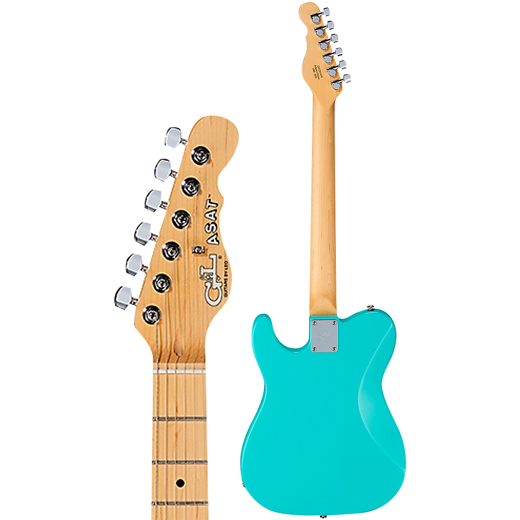 G&L USA ASAT SPECIAL DELUXE フレイムメイプル G&L Fullerton Deluxe ASAT Special Electric Guitar Turquoise