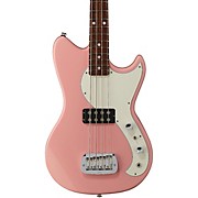 G&L Fullerton Deluxe Fallout Shortscale Electric Bass Shell Pink for sale