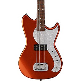 G&L Fullerton Deluxe Fallout Shortscale Electric ... G&L Fullerton Deluxe Fallout Shortscale Electric Bass Tangerine Metallic