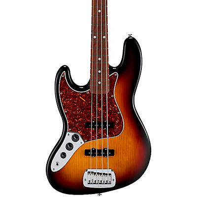 G&L Fullerton Deluxe Jb Left Handed Electric Bass 3-Tone Sunburst for sale