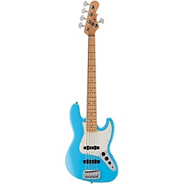 G&L Fullerton Deluxe JB-5 Electric Bass Himalayan Blue