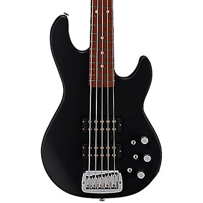 G&L Fullerton Deluxe L-2500 Electric Bass Jet Black Frost for sale