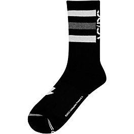 Perri's ACDC High Voltage Crew Socks Black/White Perri's ACDC High Voltage Crew Socks Black/White