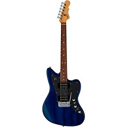 G&L CLF Research Doheny V12 Electric Guitar Clear Blue