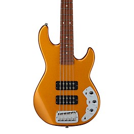 G&L CLF Research L-2500 5-String Electric Bass Pharaoh Gold