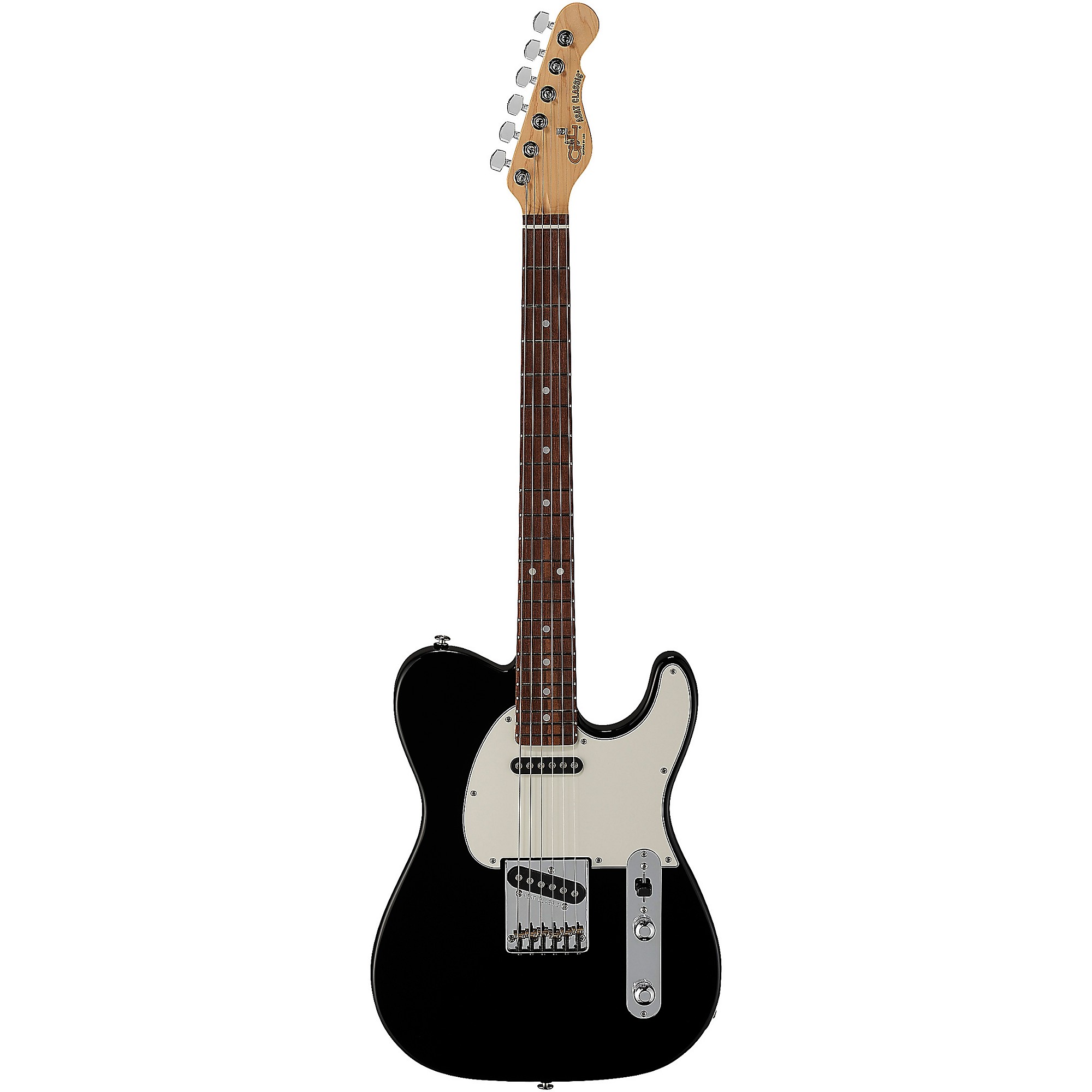 G&L Fullerton Deluxe ASAT Classic Electric Guitar Jet Black
