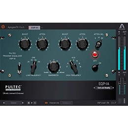 Apogee FX Rack Pultec EQP-1A EQ Plug-in