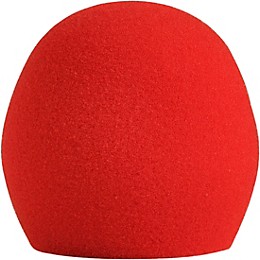 Shure A58WS Foam Windscreen for All Shure Ball Type Microphones Red