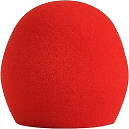 Shure A58WS Foam Windscreen for All Shure Ball Type Mi... Shure A58WS Foam Windscreen for All Shure Ball Type Microphones Red