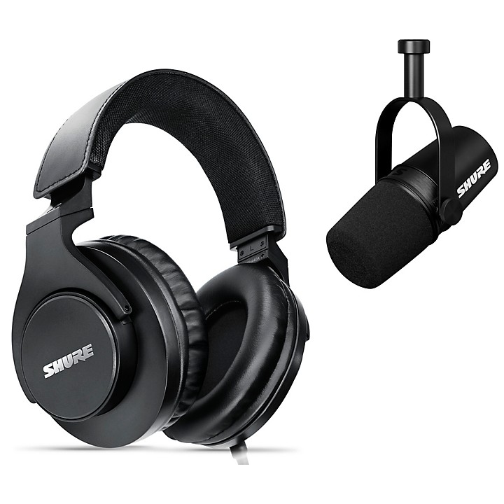 Shure Recording Bundle with MV7X XLR Podcast Microphone & SRH440A