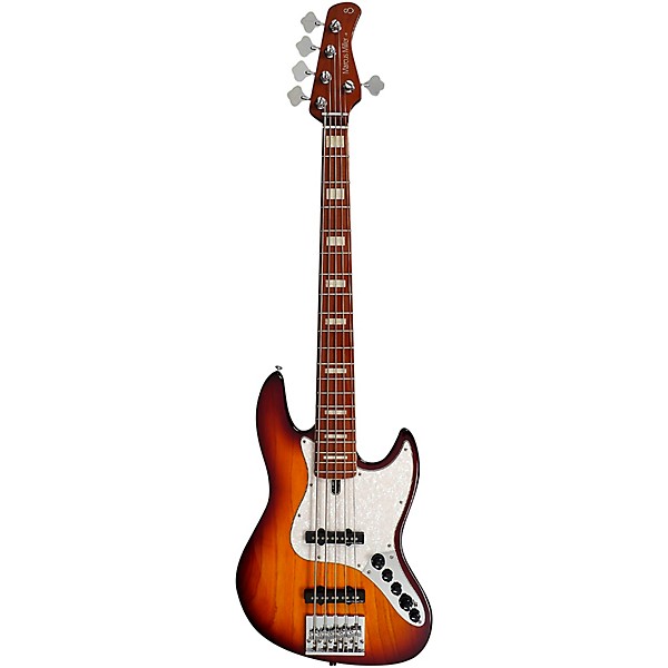 Sire V8-5 5-String Electric Bass Tobacco Sunburst