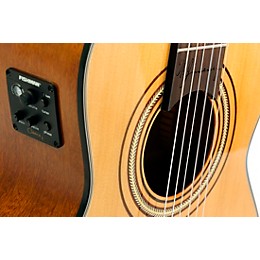 H. Jimenez Voz de Trio Cutaway Acoustic-Electric Requinto Guitar Natural