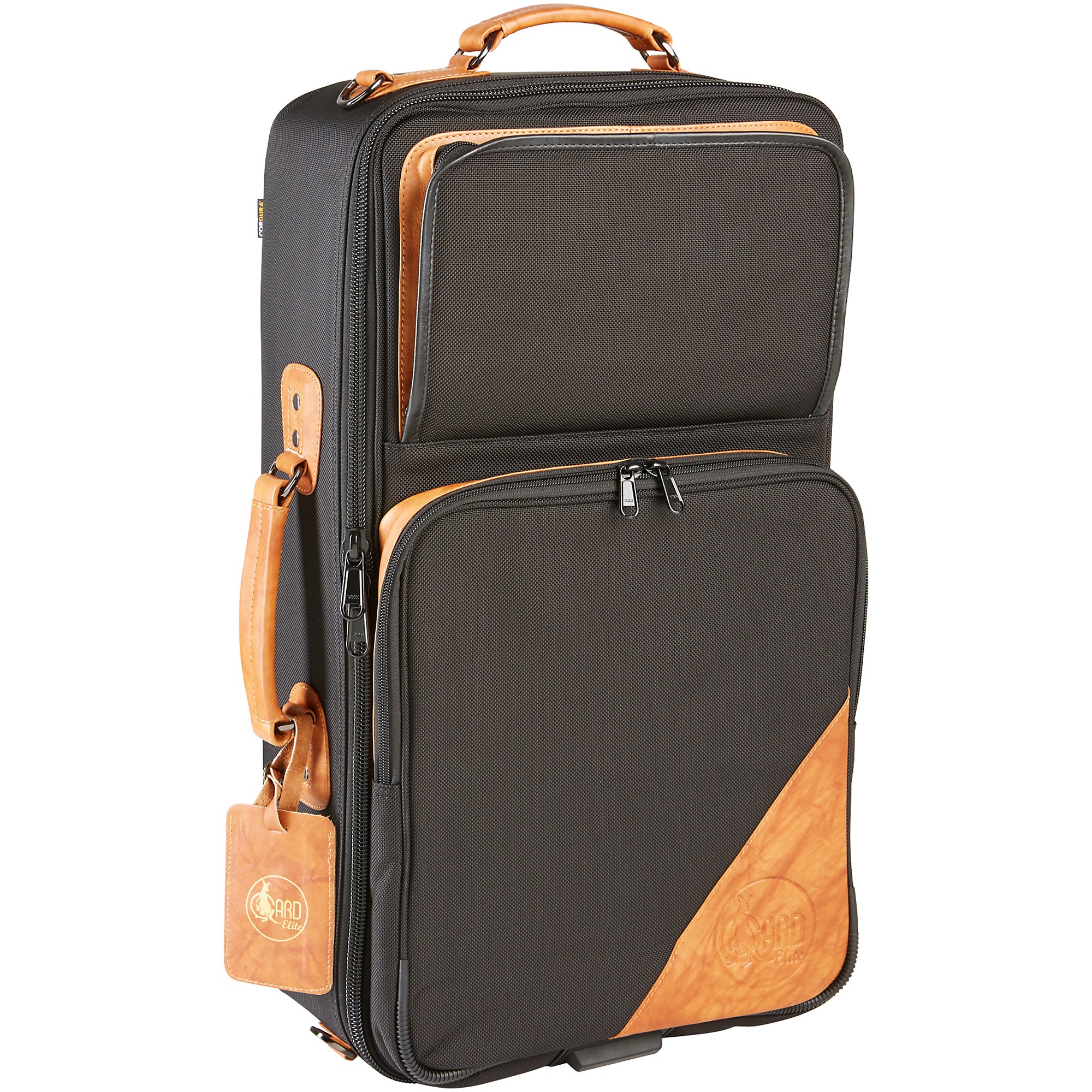 Gard 5-ECSK Elite Series Black Nylon with Leather Trim Compact