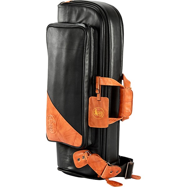Gard 1-ELK Elite Series Black Leather Single Trumpet Gig Bag