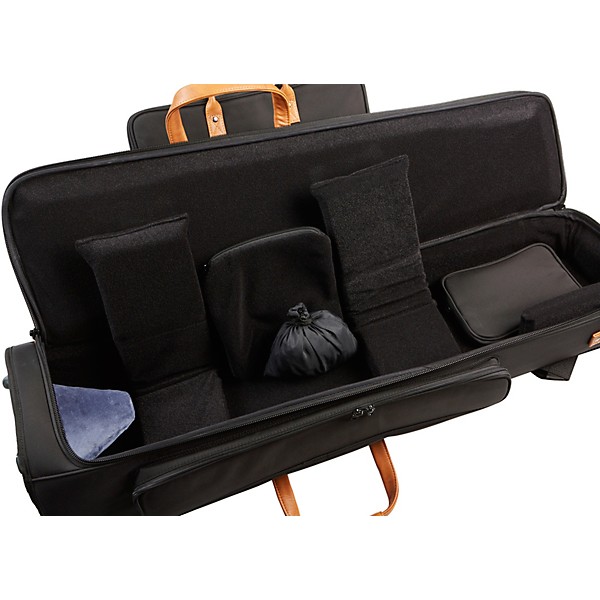 Gard 23-ESK Elite Series Black Nylon with Leather Trim Trombone Gig Bag for 9-inch Bell