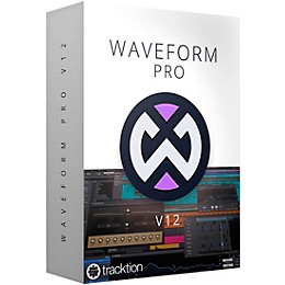 Tracktion Waveform Pro 12 + Recommended Content Software Bundle - Upgrade from Waveform Pro 11