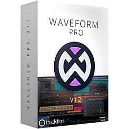 Tracktion Waveform Pro 12 + Recommended Content Software Bundle - Upgrade from Waveform Pro 11