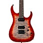 Schecter Guitar Research Custom Shop Sunset 24-6 Hipshot Electric Guitar Red Stain Black Burst thumbnail