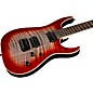 Schecter Guitar Research Custom Shop Sunset 24-6 Hipshot Electric Guitar Red Stain Black Burst