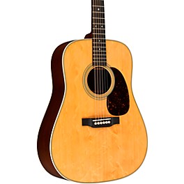 Martin Custom Shop 28 Style Dreadnought Premium Madagascar-Bearclaw Spruce Top Acoustic Guitar Natural