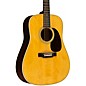 Martin Custom Shop 28 Style Dreadnought Premium Madagascar-Bearclaw Spruce Top Acoustic Guitar Natural thumbnail