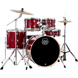 Mapex Venus 5-Piece Rock Drum Set With Har... Mapex Venus 5-Piece Rock Drum Set With Hardware and Cymbals Crimson Red Sparkle