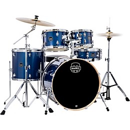 Mapex Venus 5-Piece Rock Drum Set With Hardware and Cymbals Blue Sky Sparkle