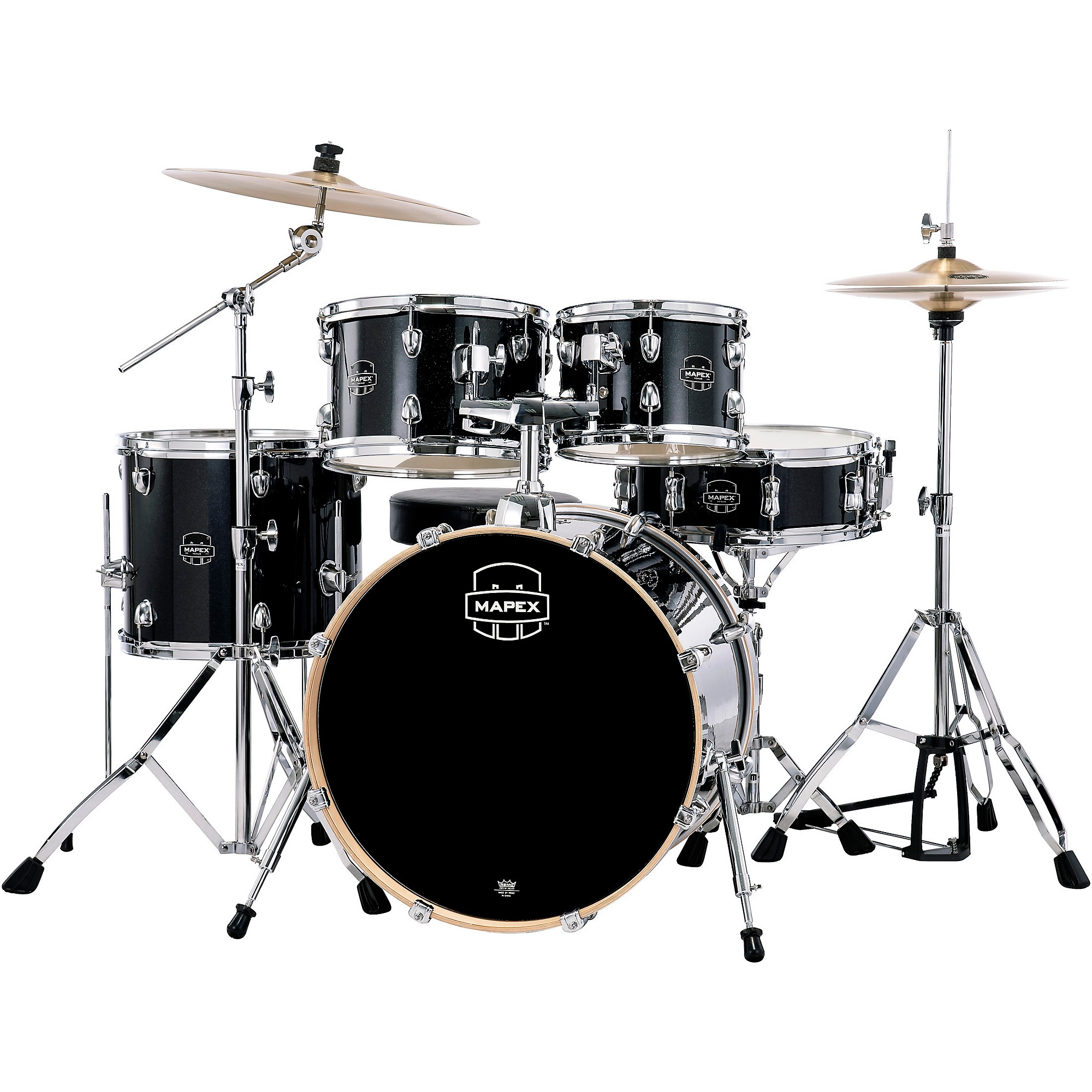Mapex Venus 5-Piece Fusion Drum Set With Hardware and Cymbals