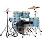 Mapex Venus 5-Piece Fusion Drum Set With Hardware and Cymbals Aqua Blue Sparkle