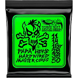 Ernie Ball Papa Het's Hardwired Master Core Signature Strings 3-Pack Tin 11 - 50