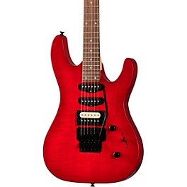 Kramer Striker Figured HSS Floyd Rose Electric Guita... Kramer Striker Figured HSS Floyd Rose Electric Guitar Transparent Red