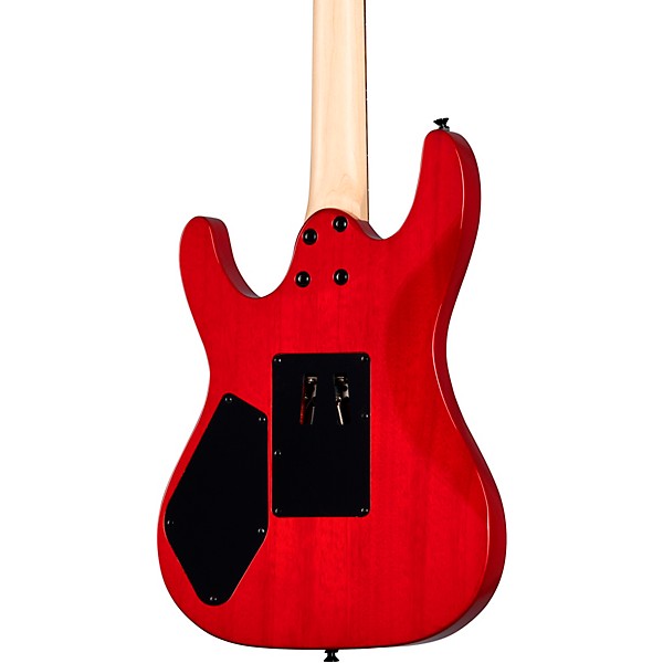 Kramer Striker Figured HSS Floyd Rose Electric Guitar Transparent Red