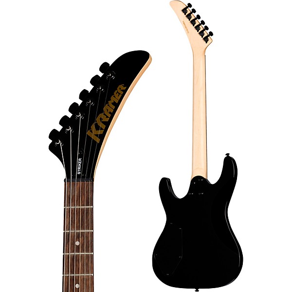 Kramer Striker Figured HSS Electric Guitar Transparent Black