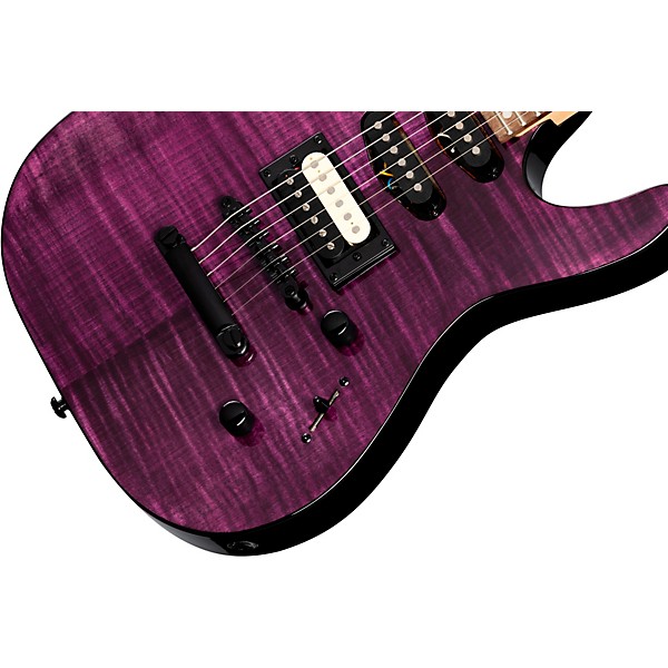 Kramer Striker Figured HSS Electric Guitar Transparent Purple