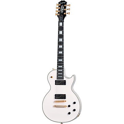 Epiphone Matt Heafy Les Paul Custom Origins 7-String Electric Guitar Bone White for sale
