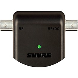 Shure UABIAST-US In-line adapter. Supplies 12V DC bias power over coaxial BNC cable, includes PS23US