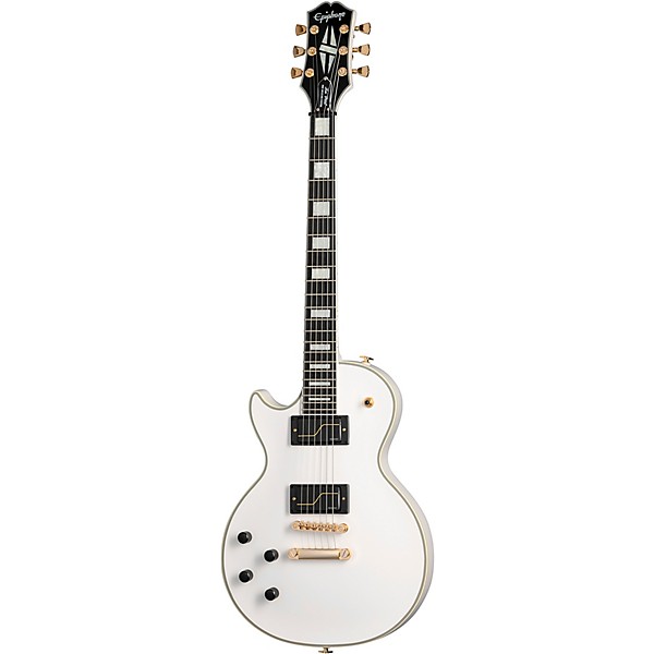 Epiphone Matt Heafy Les Paul Custom Origins Left-Handed Electric Guitar Bone White