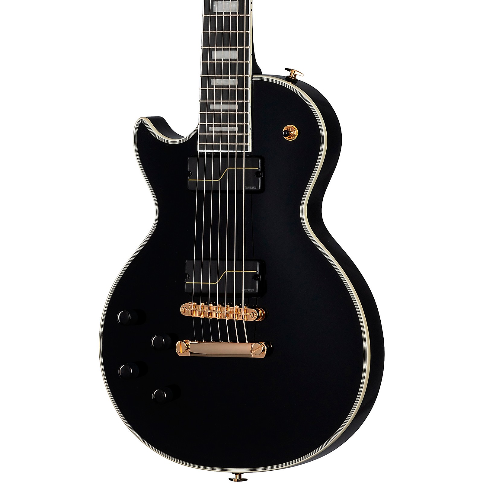 Epiphone Matt Heafy Les Paul Custom Origins 7-String Left-Handed Electric  Guitar Ebony | Guitar Center