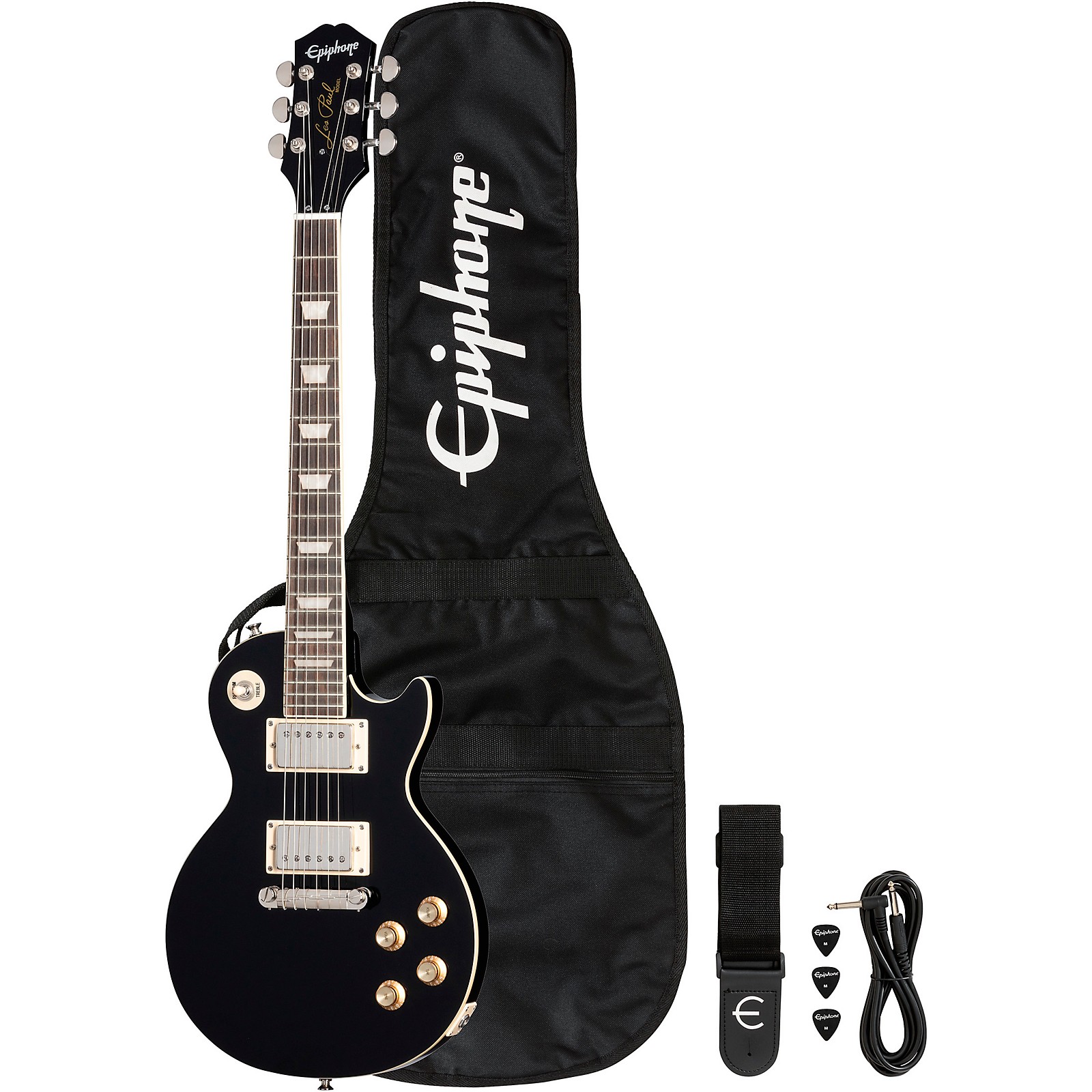 Epiphone Power Players Les Paul Electric Guitar Dark Matter Ebony