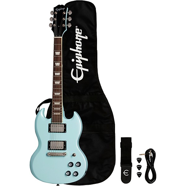 Epiphone Power Players SG Electric Guitar Ice Blue | Guitar Center